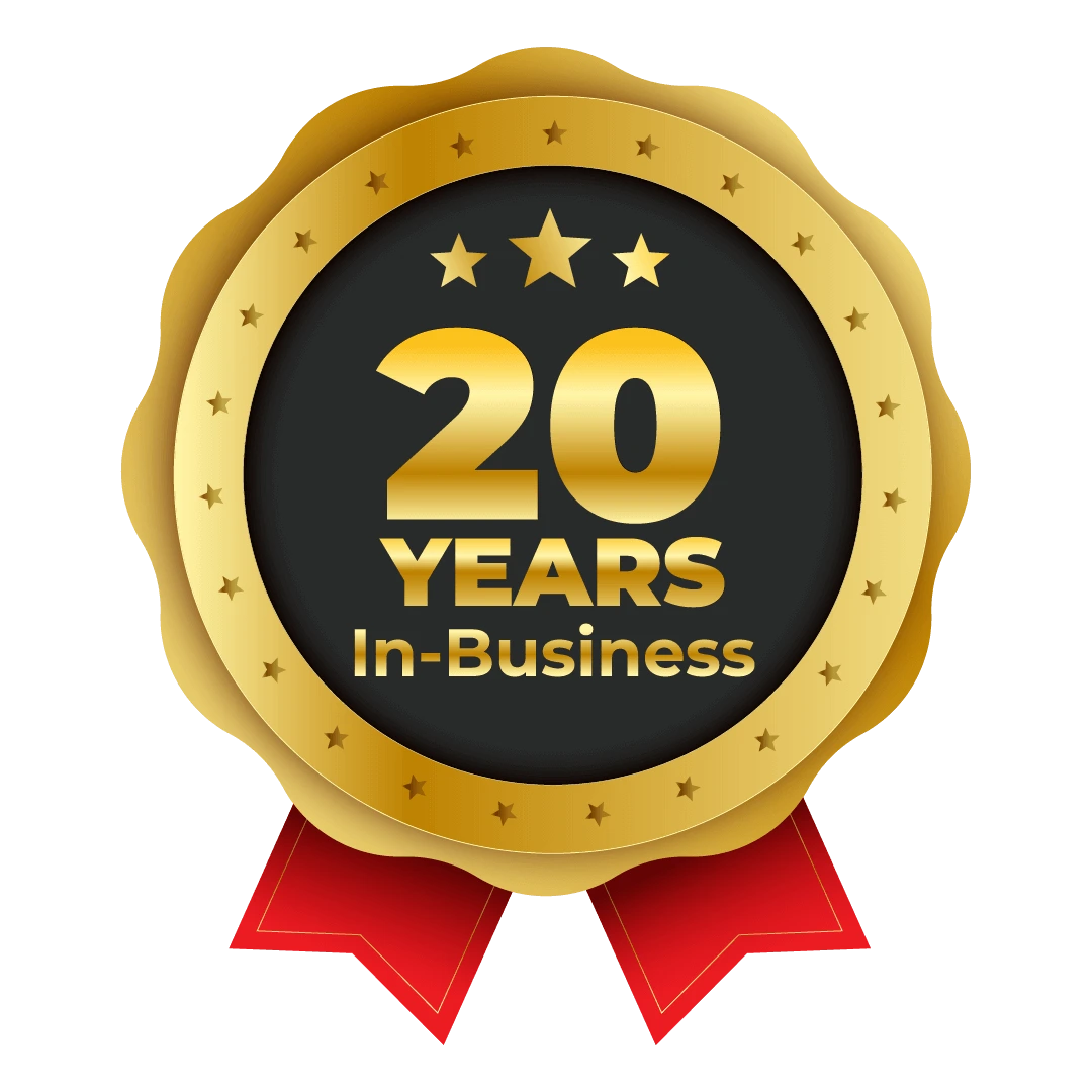 20 Years in Business